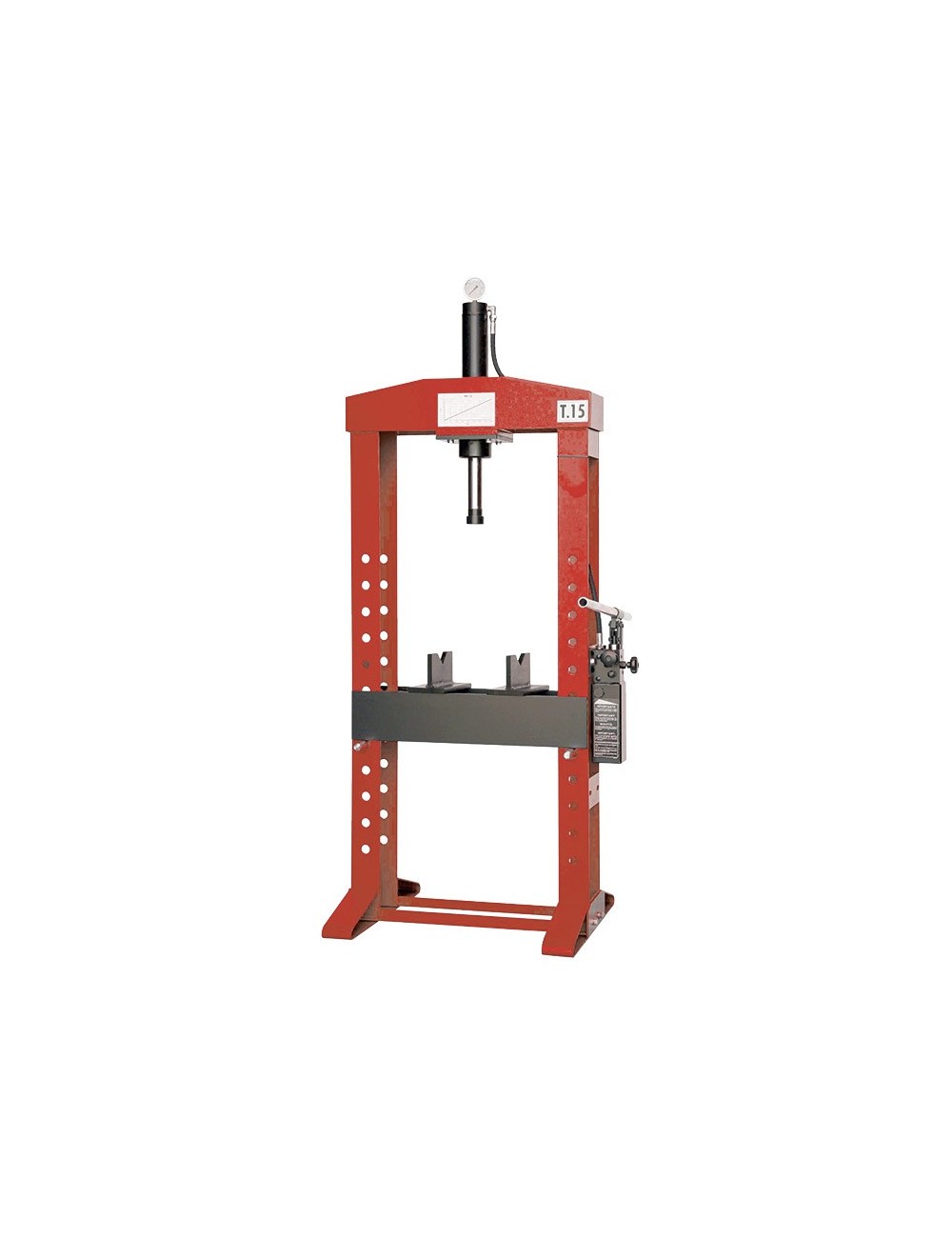 Hydraulische Werkplaatspers 30T Met Mobiele Zuiger En Lier